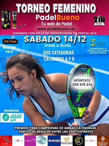 Torneo de Padel Femenino celebrado el día 2019-12-14