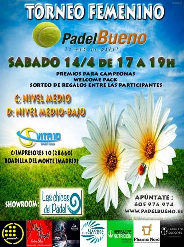 Torneo de Padel Femenino celebrado el día 2018-04-14