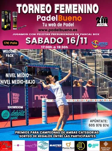 Torneo de Padel Femenino celebrado el día 2019-11-16