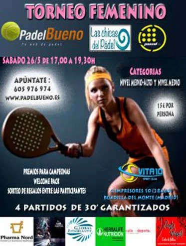 Torneo de Padel Femenino celebrado el día 2018-05-26